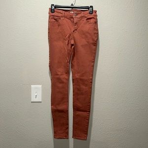 Orange Skinny Pants